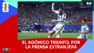 MUNDIAL 2026: ASÍ VIO LA PRENSA DEL MUNDO LA AGÓNICA VICTORIA DE ARGENTINA ANTE EGIPTO
