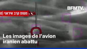 L’armée israélienne diffuse les images de l'avion iranien abattu