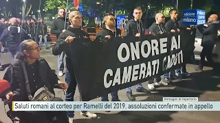 Milano, confermate in appello le 23 assoluzioni per i saluti romani al corteo per Ramelli del 2019