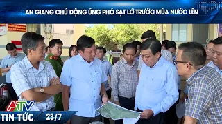 AN GIANG PROACTIVELY RESPONDS TO LANDSLIDES BEFORE THE FLOOD SEASON
