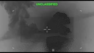 ⚡️?The U.S. #Central Command has released footage documenting the strike that targeted the Iranian..