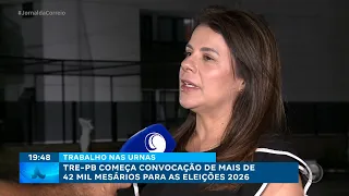 TRE-PB begins summoning over 42,000 poll workers for the 2026 elections
