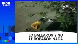 Violence in Tapiales: MOTORCYCLE THIEVES shot a RETIREE in the back #TelefeNoticias