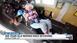 ‘Better late than never’: 103-year-old woman goes skydiving, proving age is just a number