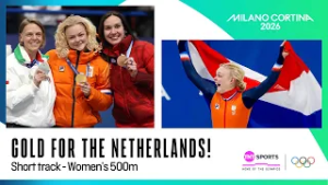 Xandra Velzeboer Wins GOLD in 500m final ?? ? | Winter Olympics 2026