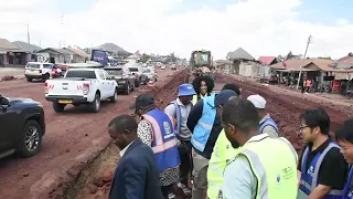 NAIBU WAZIRI WA UJENZI, MHANDISI GODFREY KASEKENYA AKAGUA BARABARA ZA AFCON ARUSHA
