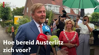 Koning bezoekt Austerlitz vanwege hoog risico op natuurbranden | RTV Utrecht