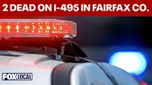 2 dead after stabbing, officer-involved shooting on I-495 in Fairfax County