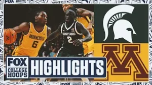 No. 10 Michigan State Spartans vs. Minnesota Golden Gophers Highlights ? FOX College Hoops