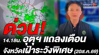 Alert: Rainfall today and tomorrow in Nan, Uttaradit, and Phitsanulok; exercise extra caution reg...