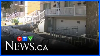 Saint-Leonard residents frustrated by sandbag ‘solution’