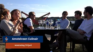 Water bottles and extra shade at Amstelveen Culinair