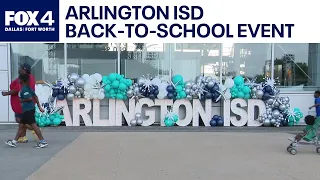 Arlington ISD back-to-school event provides supplies