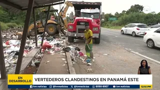 Sanitation Authority intervenes after inspection of clandestine dumps in East Panama