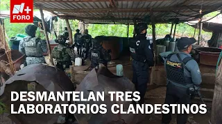 Blow to crime: Labs and chemicals seized in Guerrero