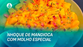 Nhoque de Mandioca com Carne Seca | Sabor de Vida