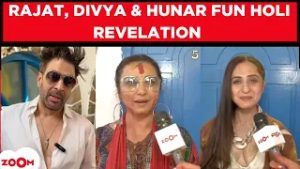 Rajat Bedi’s FUN Holi revelation & rapid fire with stars| Divya Dutta & Hunar at Vineet Jain’s Party