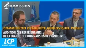 Audiovisuel public : audition des représentants de la société des journalistes de France Télévisions