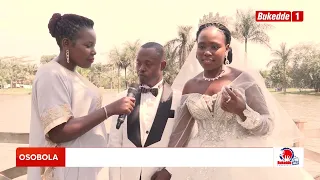 Osobola: Embaga ya Derrick Nkugwa owa down Syndrome ne Teddy Busingye.