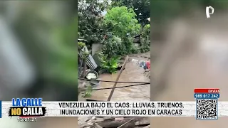 Tras terremotos en Venezuela: Caracas reporta lluvias, tormentas y un inusual cielo rojo
