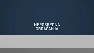 NEPOSREDNA OBRAĆANJA 24-09-2026