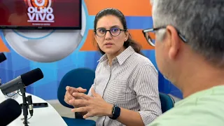 Programa Olho Vivo recebe a Capitã Rebeca, pré-candidata a deputa federal na Paraíba