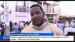 Agostinho Neto Hospital celebrates mass in honor of Queen Saint Elizabeth, the institution's patr...
