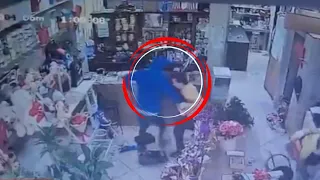 Mother and daughter wounded during a thwarted robbery at a flower shop in Ciudad del Este
