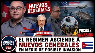 EL RÉGIMEN ASCIENDE A NUEVOS GENERALES EN MEDIO DE POSIBLE INVASIÓN