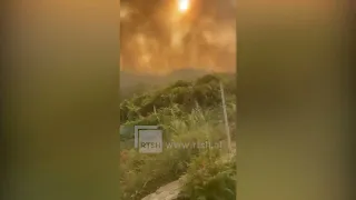 Urdhërohet evakuimi i menjëhershëm në Gojan të Madh, zjarri masiv rrezikon banesat në Pukë