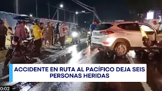 Multi-vehicle accident on the Pacific Highway leaves 6 injured
