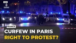 France imposes nighttime curfews after violent protests