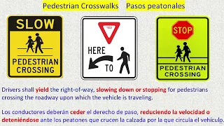 Driver's Safety Education Spanish Lesson 2