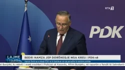 Bedri Hamza jep dorëheqje të parevokueshme nga posti i kryetarit të Partisë Demokratike të Kosovës