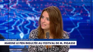 Marine Le Pen insulted by an artist: "No foreign interference here," quips Hélène Roué