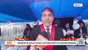 Áncash: presidente de la Junta de Fiscales cuestiona comité de Seguridad Ciudadana