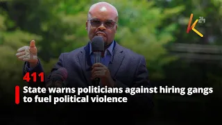 State warns politicians against hiring gangs to fuel political violence
