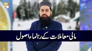 Mali Mamlat ke Rehnuma Usool | Mufti Ramzan Sialvi