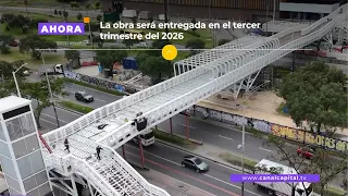 Pedestrian bridge at Avenida Boyacá and Calle 12B reaches 95% completion | Infrastructure