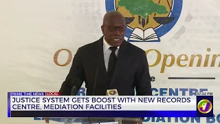 Justice System Gets Boost With New Records Centre, Mediation Facilities | TVJ News