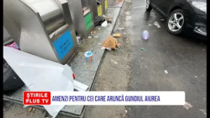 AMENZI PENTRU CEI CARE ARUNCĂ GUNOIUL AIUREA