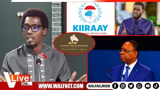 Diomaye as Macky's campaign manager: betrayal or keeping an oath, Kiiray-APR coalition: PMS