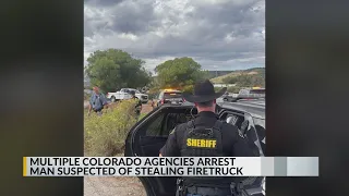 Durango police help find suspect accused of stealing a U.S. Forest Service firetruck