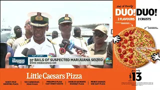97 Bails of Suspected Marijuana Seized