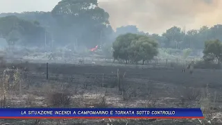 CAMPOMARINO WILDFIRE SITUATION UNDER CONTROL