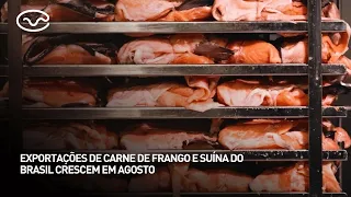 Chicken and pork exports grow in August