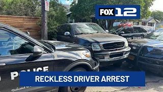 Man arrested for reckless driving, domestic violence after police chase through Portland