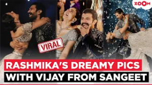 Rashmika Mandanna-Vijay Deverakonda’s Sangeet Night-FIRST Pics Out | Watch Inside Visuals