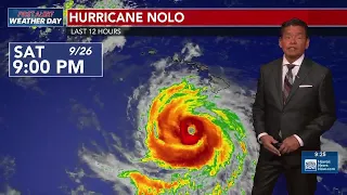 Strong winds still possible over the Hawaiian Islands as Nolo passes to the south