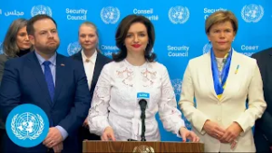 Ukraine, United Kingdom & others on Ukraine - Joint Security Council Media Stakeout | United Nations